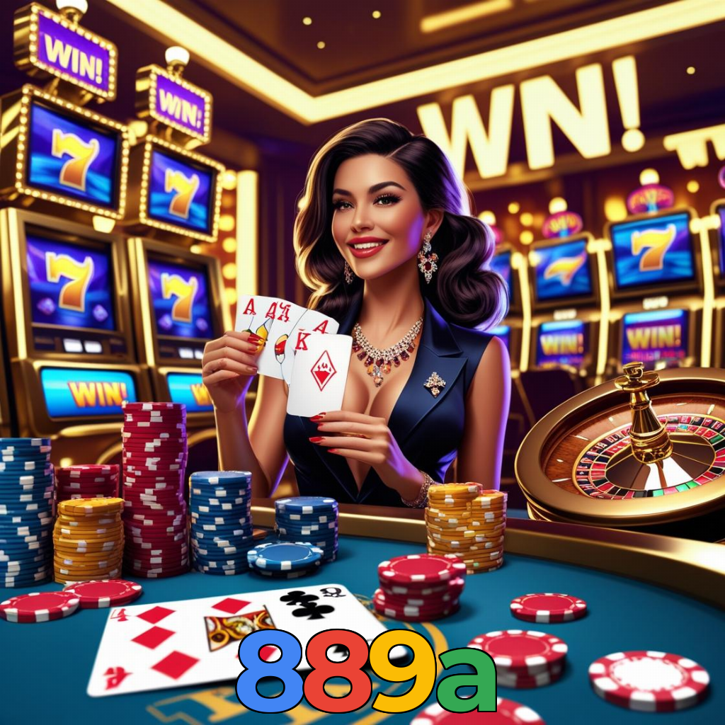 889a:Jogue nas mesas de poker e se torne um campeão das cartas!